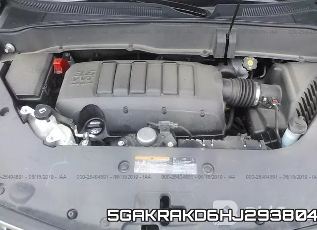 5GAKRAKD6HJ293804 фото 2