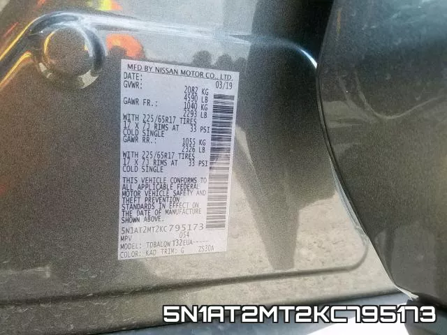 5N1AT2MT2KC795173 фото 2