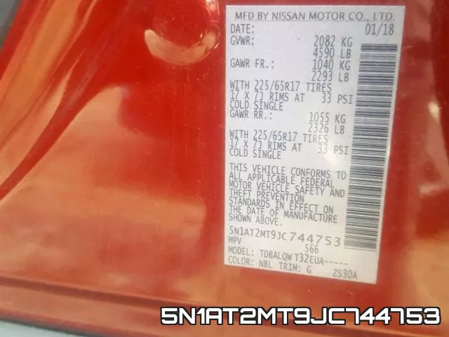 5N1AT2MT9JC744753 фото 2
