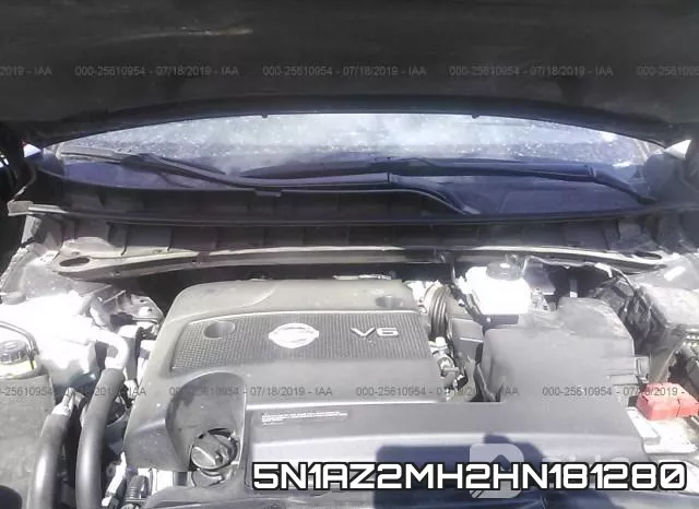 5N1AZ2MH2HN181280 фото 2