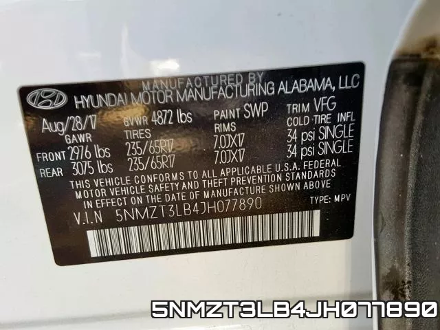 5NMZT3LB4JH077890 фото 2