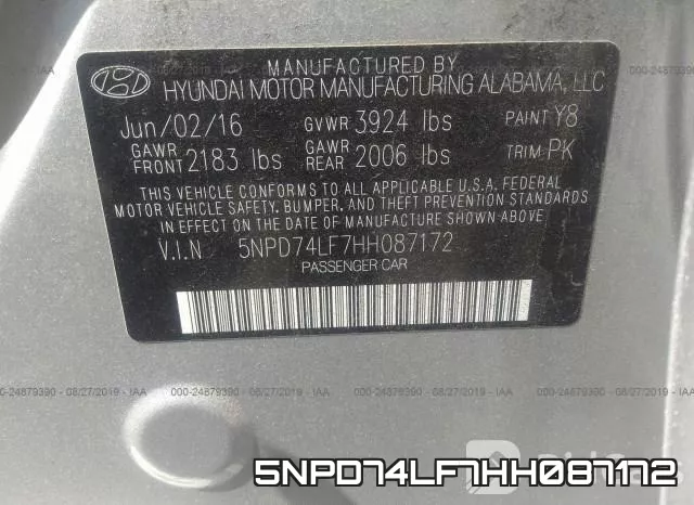 5NPD74LF7HH087172 фото 10