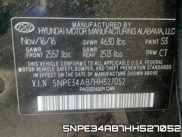 5NPE34AB7HH527052 фото 2