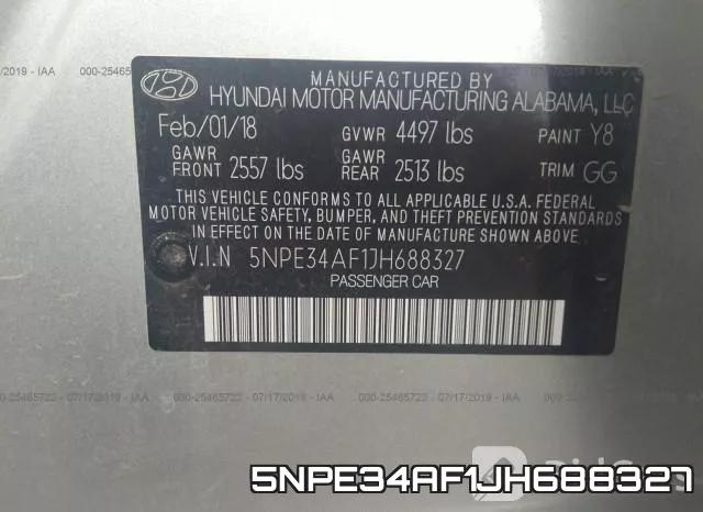 5NPE34AF1JH688327 фото 10