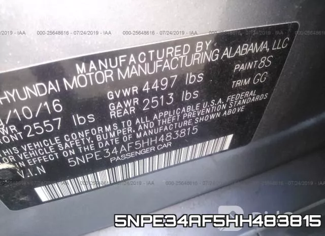 5NPE34AF5HH483815 фото 10