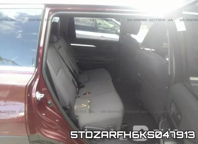 5TDZARFH6KS047913 фото 9