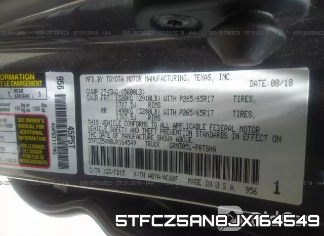 5TFCZ5AN8JX164549 фото 10