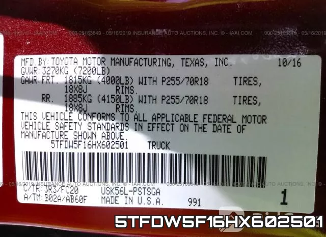 5TFDW5F16HX602501 фото 10