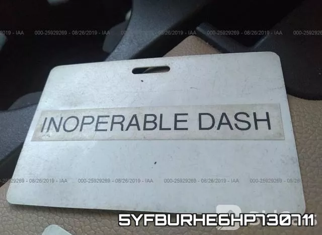 5YFBURHE6HP730711 фото 8