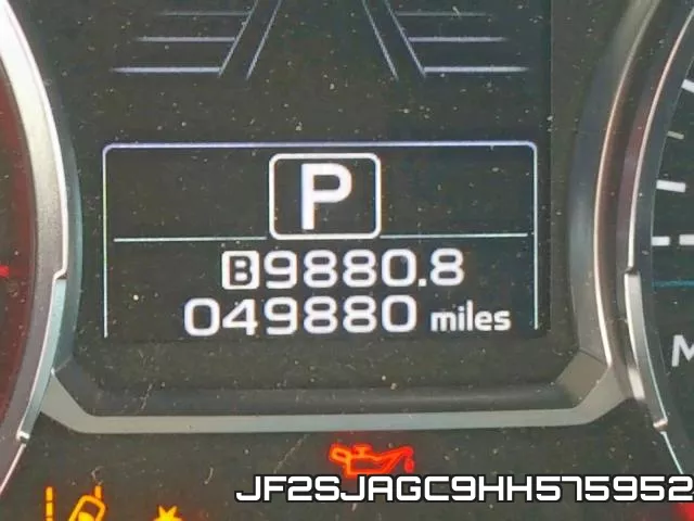JF2SJAGC9HH575952 фото 9