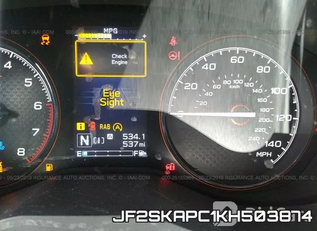JF2SKAPC1KH503874 фото 8