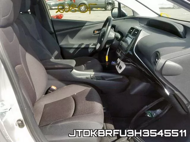 JTDKBRFU3H3545511 фото 6