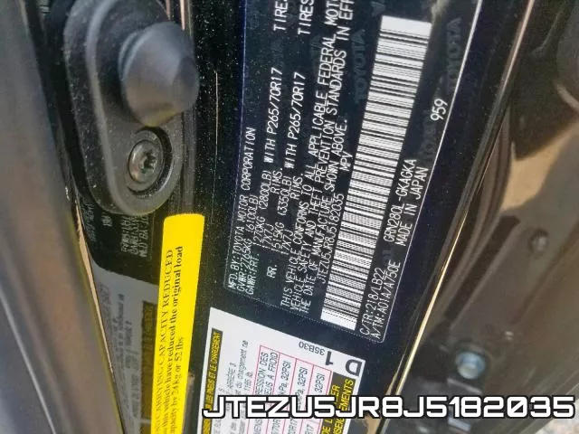 JTEZU5JR8J5182035 фото 2