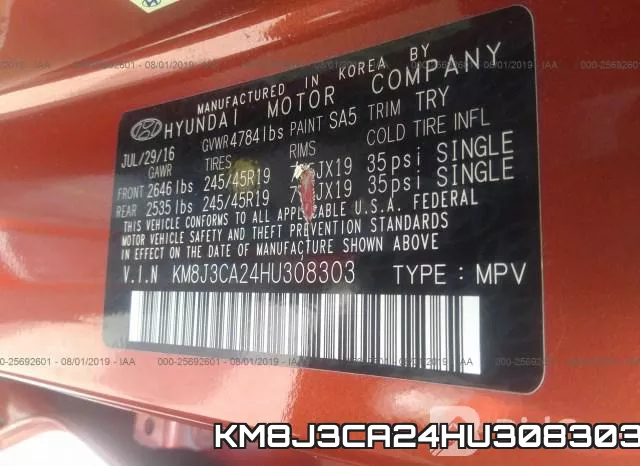 KM8J3CA24HU308303 фото 10