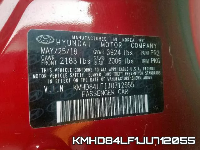 KMHD84LF1JU712055 фото 2