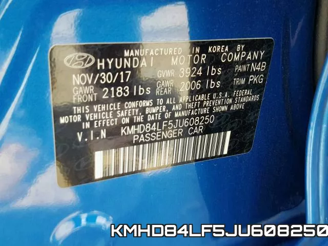KMHD84LF5JU608250 фото 2
