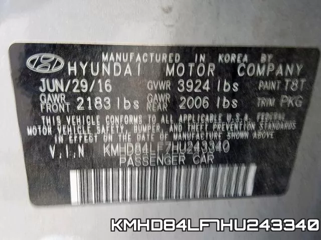 KMHD84LF7HU243340 фото 2