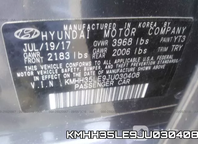 KMHH35LE9JU030408 фото 10
