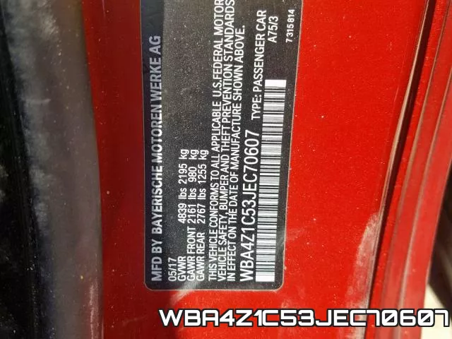 WBA4Z1C53JEC70607 фото 2