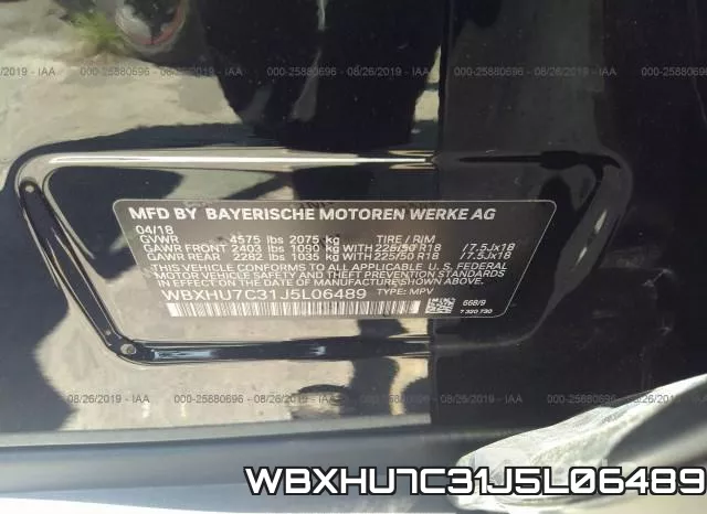 WBXHU7C31J5L06489 фото 10