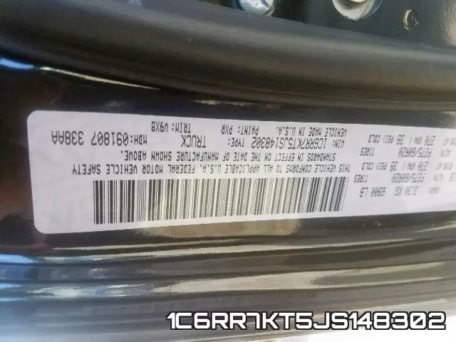 1C6RR7KT5JS148302 фото 2