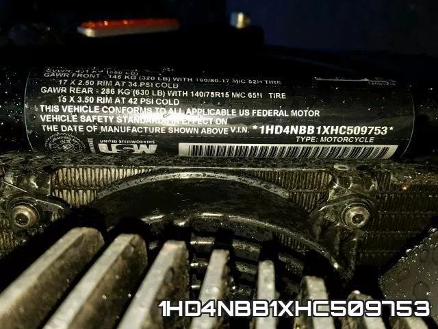1HD4NBB1XHC509753 фото 2