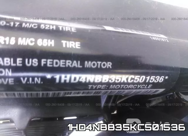 1HD4NBB35KC501536 фото 2