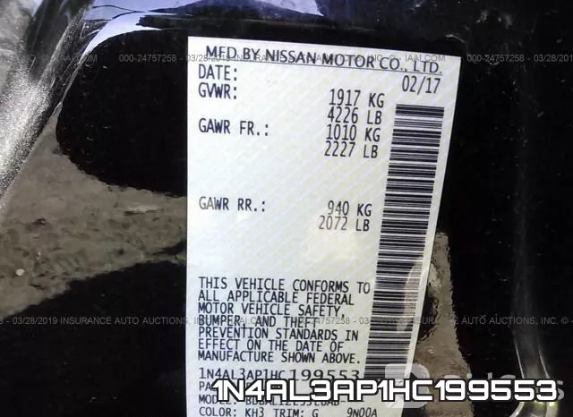 1N4AL3AP1HC199553 фото 10