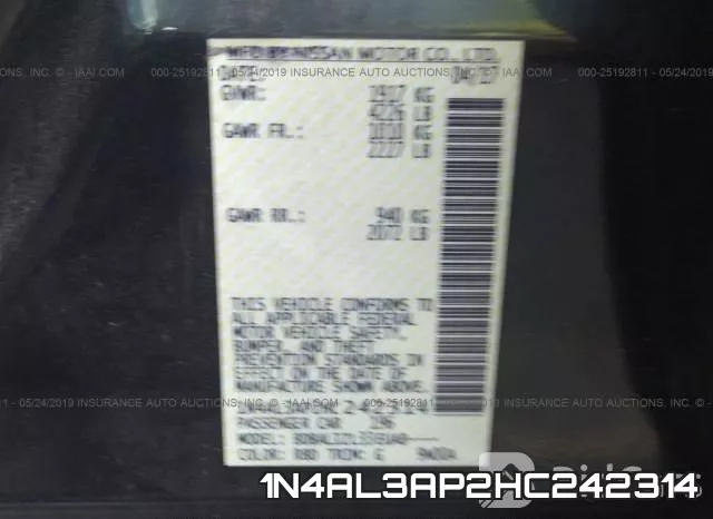 1N4AL3AP2HC242314 фото 10