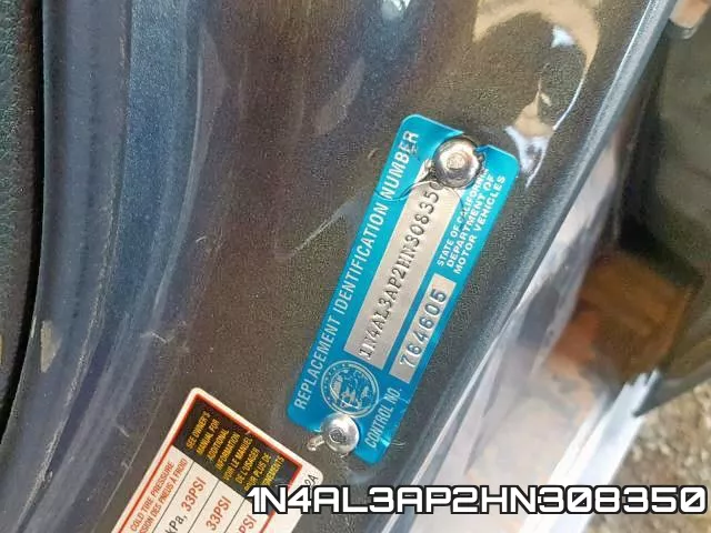 1N4AL3AP2HN308350 фото 2
