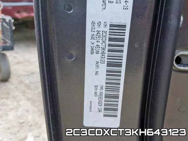 2C3CDXCT3KH643123 фото 2