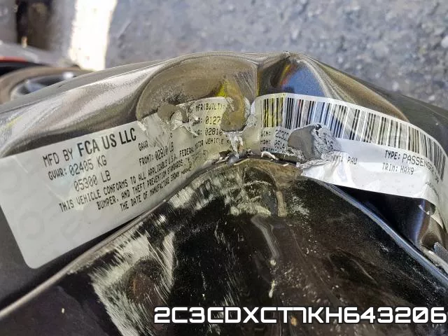 2C3CDXCT7KH643206 фото 2