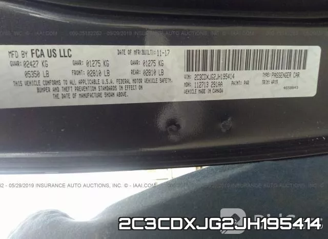 2C3CDXJG2JH195414 фото 10