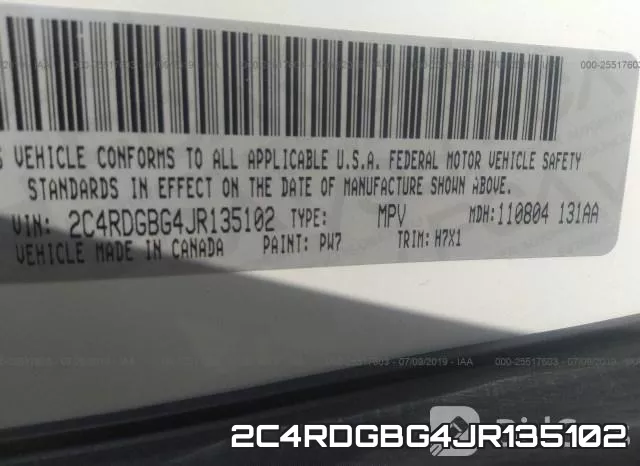 2C4RDGBG4JR135102 фото 10