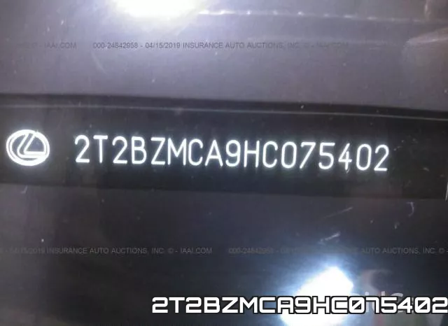 2T2BZMCA9HC075402 фото 10