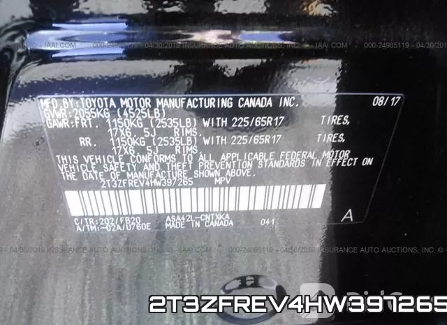 2T3ZFREV4HW397265 фото 10