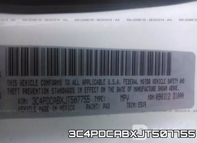 3C4PDCABXJT507755 фото 10