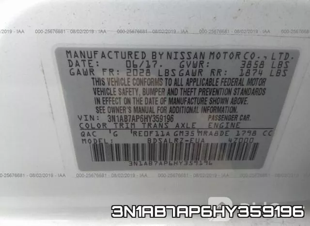 3N1AB7AP6HY359196 фото 10