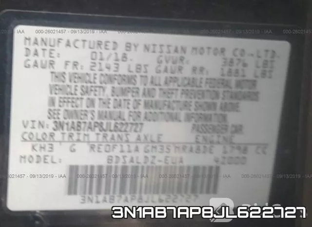 3N1AB7AP8JL622727 фото 10