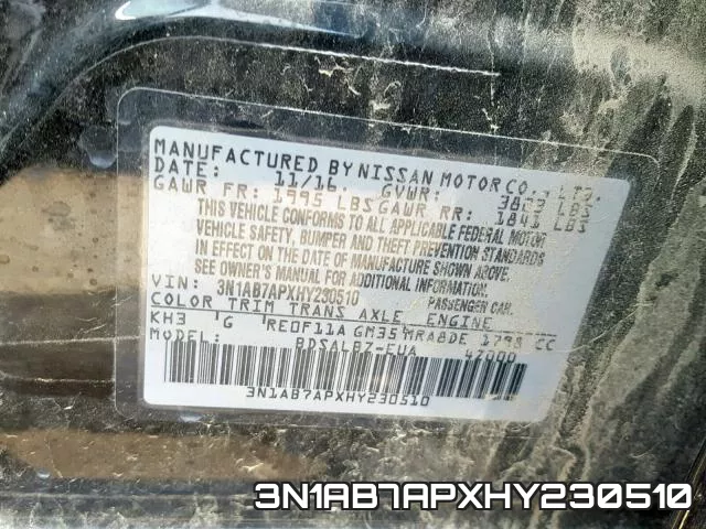 3N1AB7APXHY230510 фото 2
