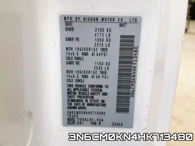 3N6CM0KN4HK713480 фото 2