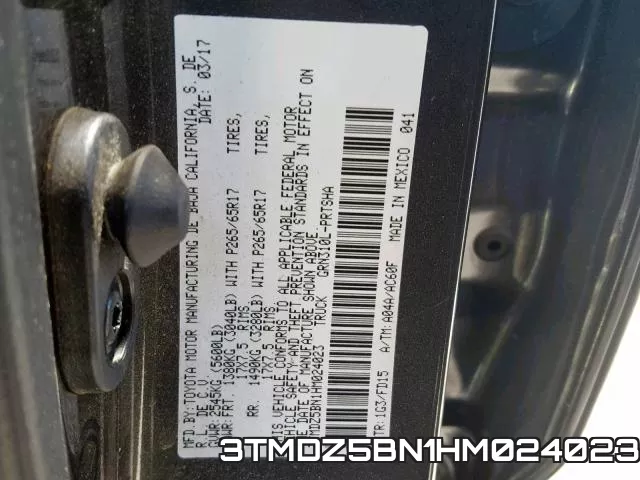 3TMDZ5BN1HM024023 фото 2
