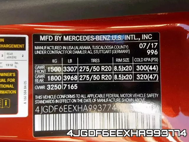 4JGDF6EEXHA993774 фото 2