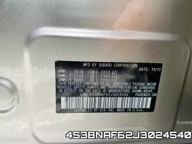 4S3BNAF62J3024540 фото 2