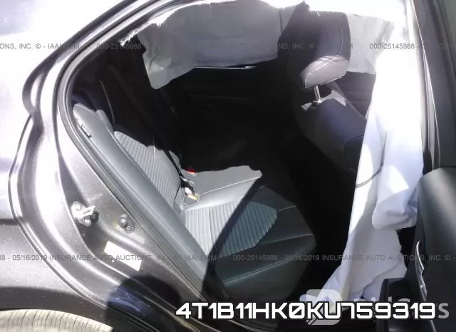 4T1B11HK0KU759319 фото 9