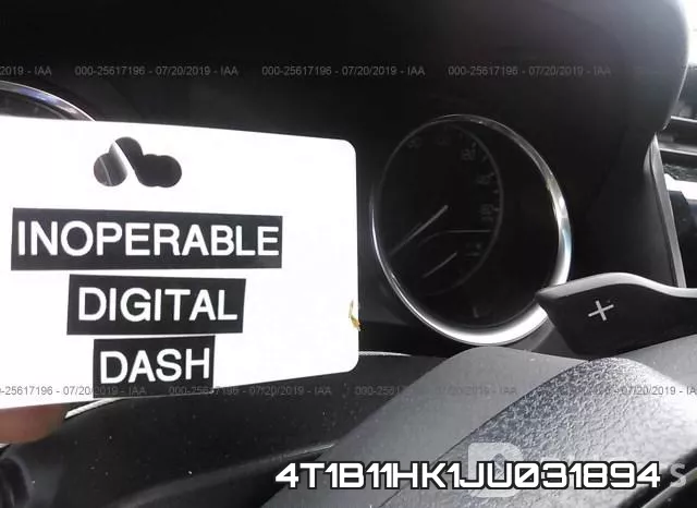 4T1B11HK1JU031894 фото 8