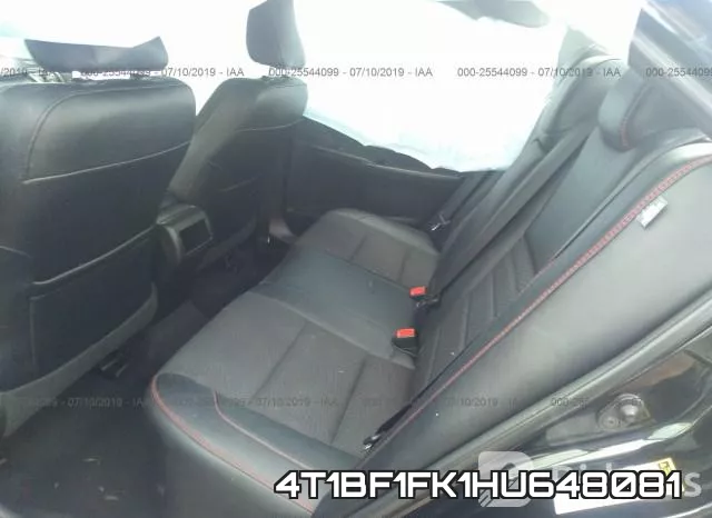 4T1BF1FK1HU648081 фото 9