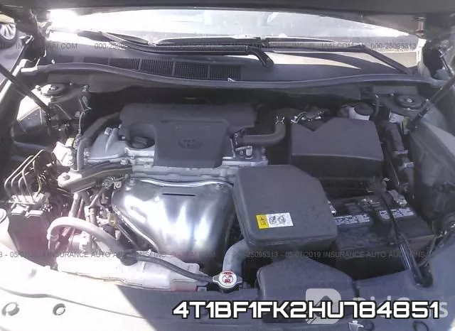 4T1BF1FK2HU784851 фото 2
