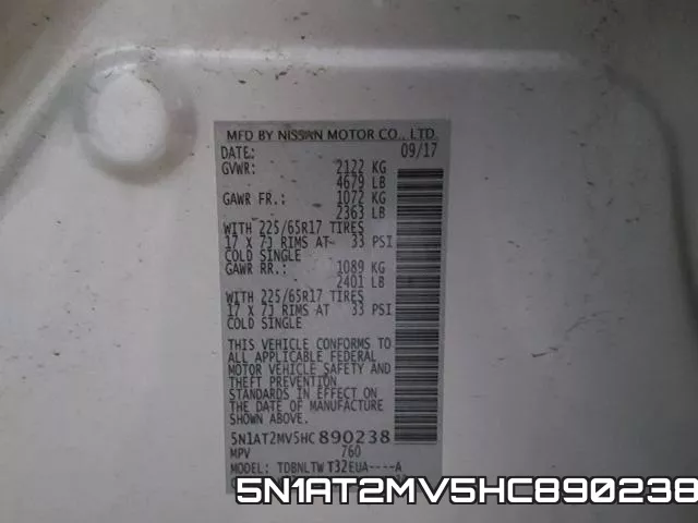 5N1AT2MV5HC890238 фото 2