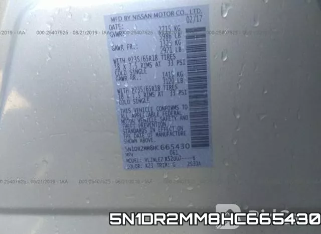 5N1DR2MM8HC665430 фото 10